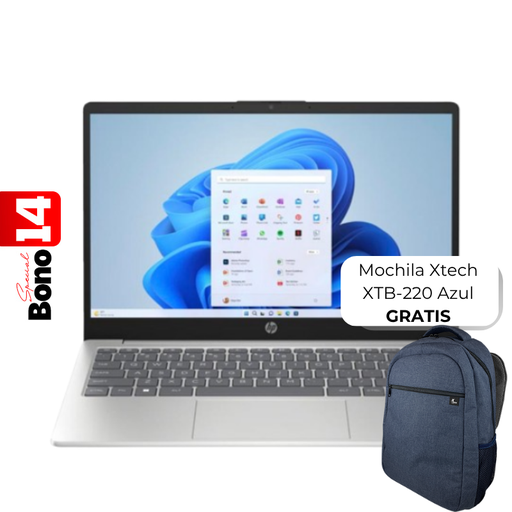 [14-dq6014dx] Laptop HP 14-DQ6014DX 14" Celeron N150 4GB RAM 128GB UFS W11 Home Lavanda Teclado Inglés