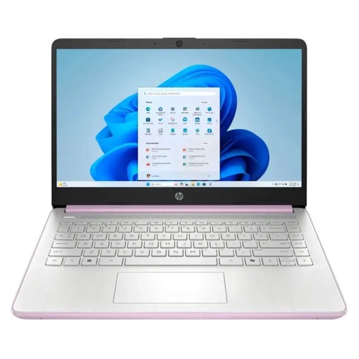 [14-dq6014dx] Laptop HP 14-DQ6014DX 14" Celeron N150 4GB RAM 128GB UFS W11 Home Lavanda Teclado Inglés