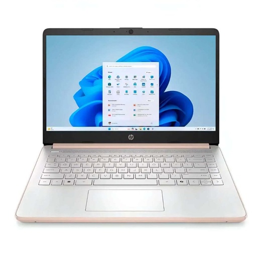 [14-dq6015dx] Laptop HP 14-DQ6015DX 14" Celeron N150 4GB RAM 128GB UFS W11 Home Rosado Teclado Inglés