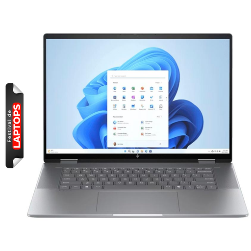 [A4CJ0LA#ABM] Laptop HP Envy x360 AMD Ryzen 7 8840HS Pantalla Táctil OLED 3K 16GB RAM 1TB SSD Plateado W11 Home Teclado Español