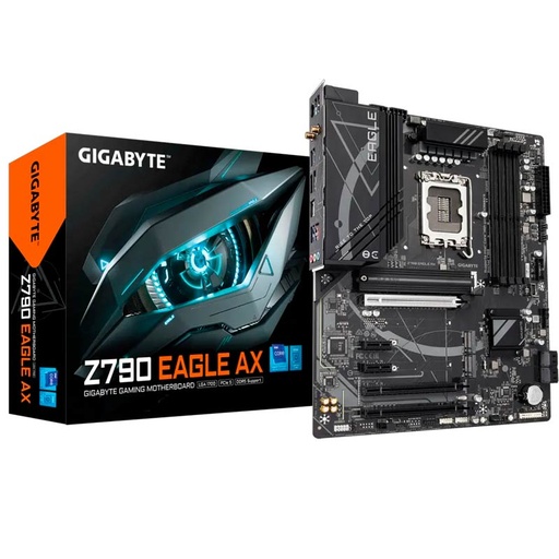 [Z790 EAGLE AX] Motherboard Gigabyte Z790 Eagle AX Socket LGA1700 12th,13th y 14th Gen 4xDDR5  ATX