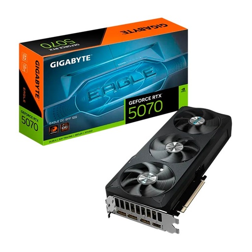 [GV-N5070EAGLE OC-12GD] Tarjeta De Video 12GB GDDR7 Gigabyte GeForce RTX 5070 Eagle OC SFF DP HDMI PCI 4.0