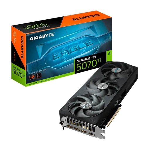 [GV-N507TEAGLE OC-16GD] Tarjeta De Video 16GB GDDR7 GeForce RTX 5070 Ti EAGLE OC SFF DP HDMI PCI 5.0