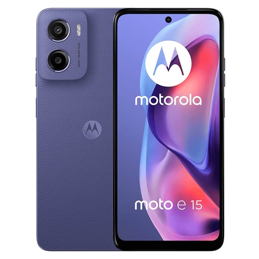 [PB6U0007CR] Celular Motorola E15 6.67" 64GB 2GB RAM Dual SIM Morado