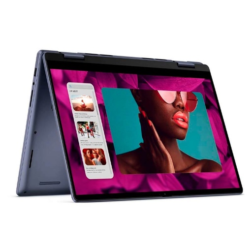 [I7445-5333BLU-PUS] Laptop Dell Inspiron 2 en 1 14" Touch Ryzen 5 8640HS 8GB RAM 512GB SSD W11 Home Azul Teclado Inglés