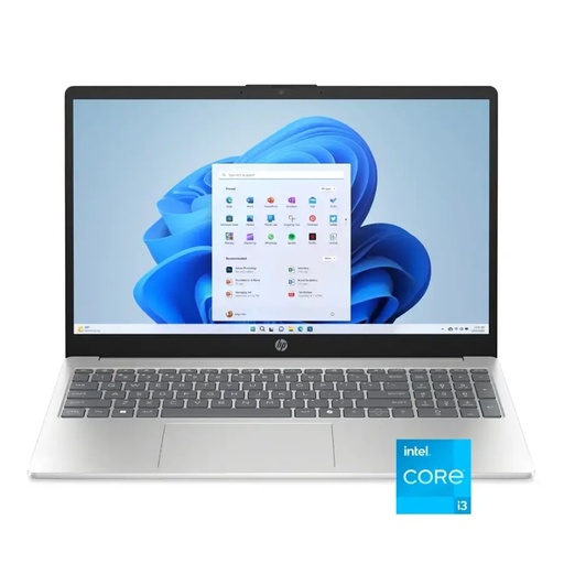 [B4HN7UA#ABA] Laptop HP 15-FD0123DX 15.6" Touch i3-1315U 8GB RAM 256GB SSD W11 Home Plateada Teclado Inglés