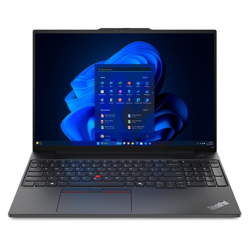 [21MAS12200] Laptop Lenovo ThinkPad E16 Gen 2 16" Ultra Core 7 1555U 32GB RAM 1TB SSD W11 Pro Negro Teclado Inglés