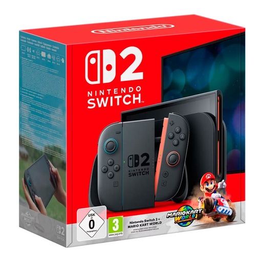[BEE-S-KB6LA] Consola Nintendo Switch 2 Version Hong Kong + Mario Kart World
